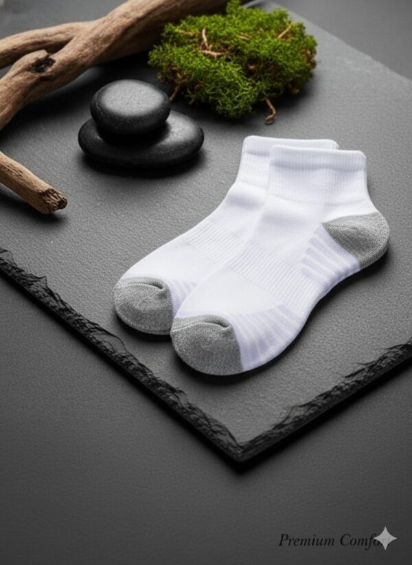 MEXTERN Premium White Ankle Socks for Men