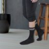 WhatsApp Image 2026-02-04 at 5.54.02 PM (1) MEXTERN Black Striped Crew Socks for Men