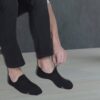 MEXTERN Black Invisible No-Show Socks for Men